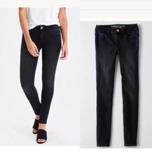 American Eagle Super Stretch X4 Two Toned Jeans